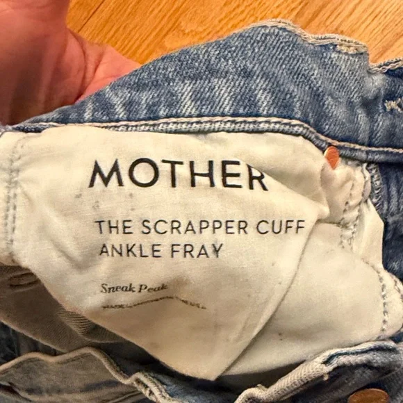 MOTHER Light Blue Ankle Jeans - Picture 4 of 5